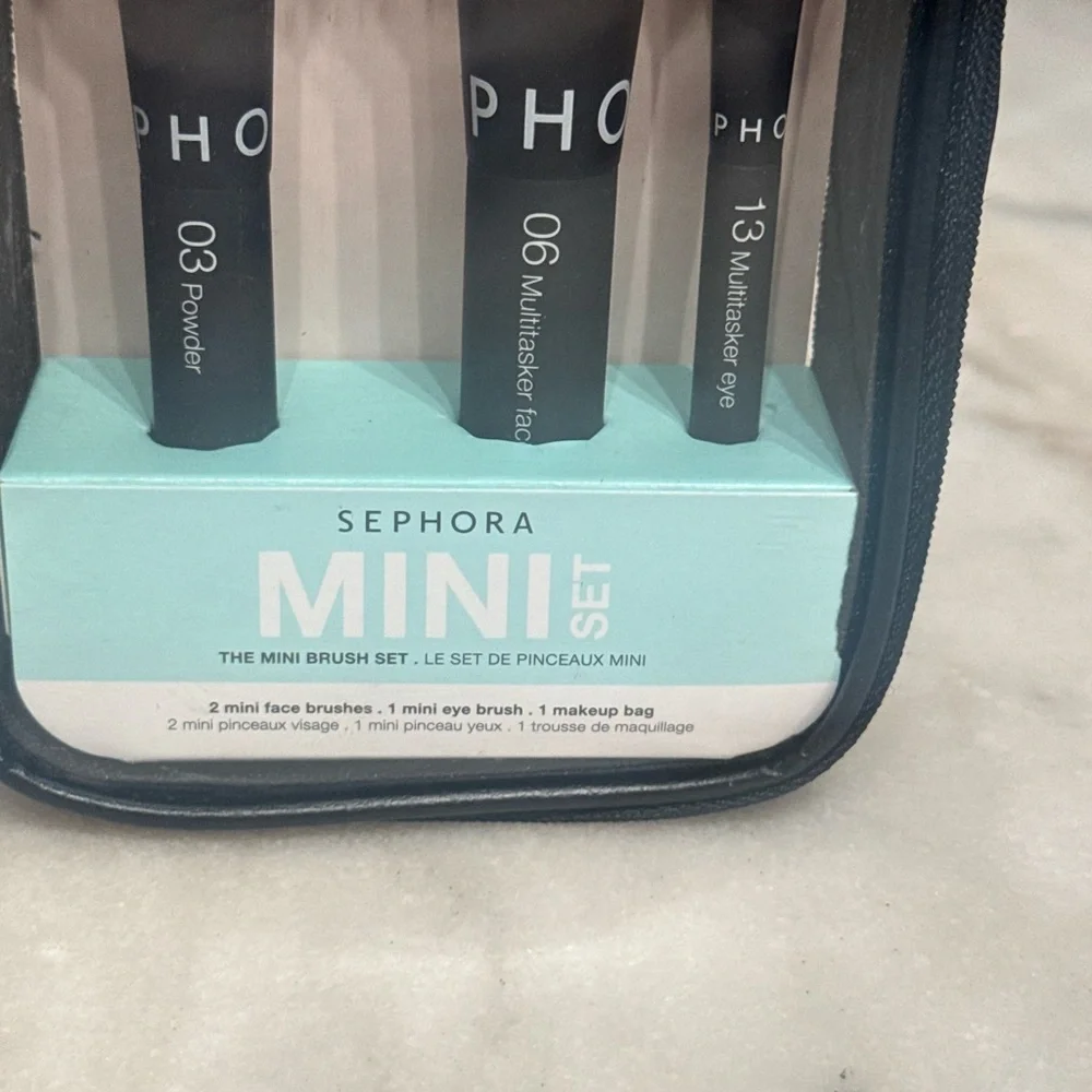 Sephora Mini Brush Set with Black Handles